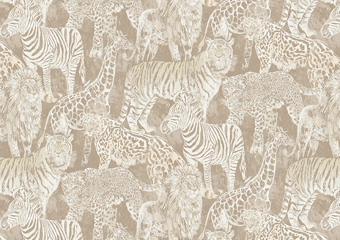 Zambezi, Stone - Twist&Fit Roller Blind - Image 6